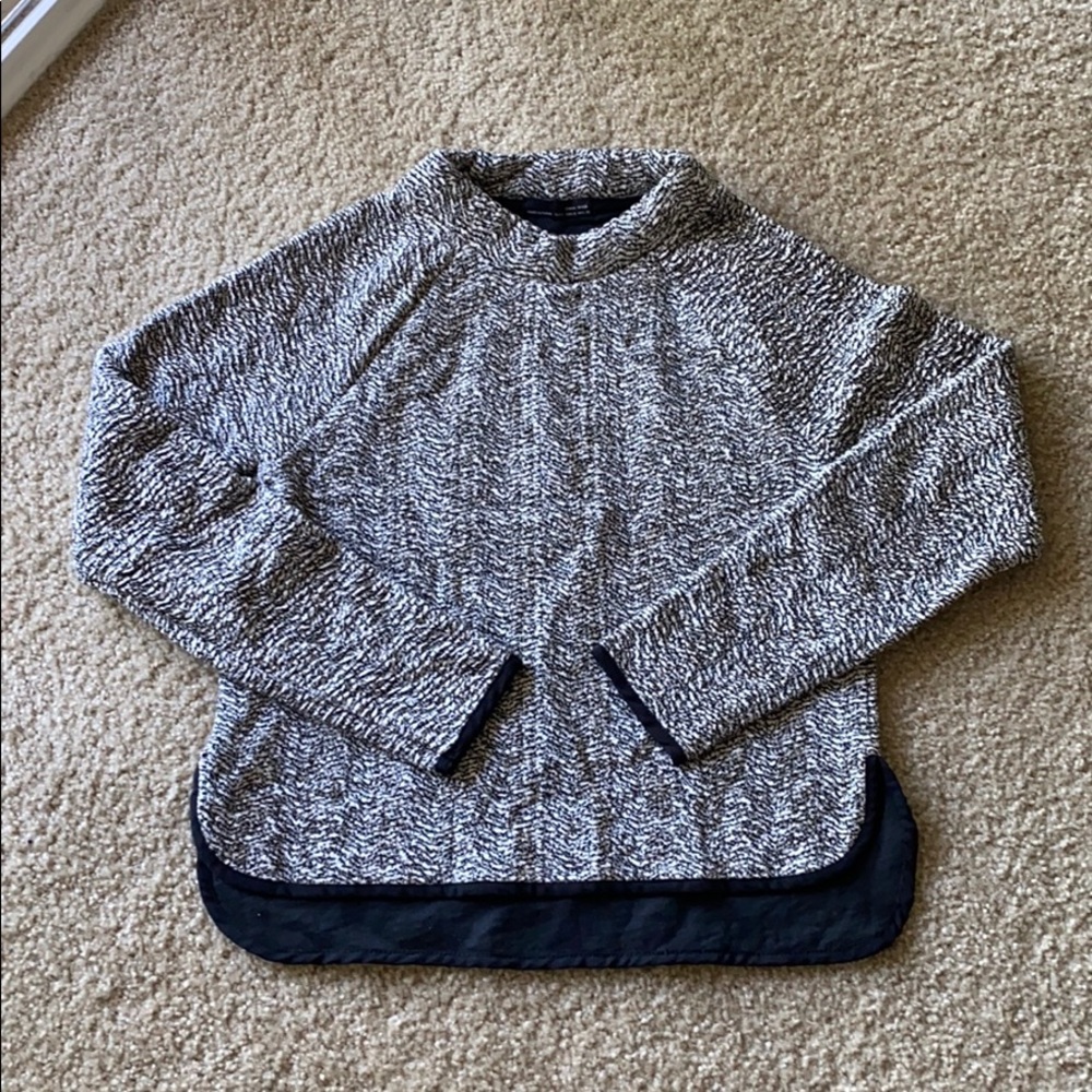 Zara Mock Neck Sweatshirt